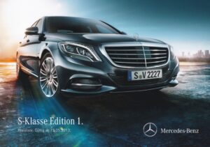 Screenshot der Mercedes pdf Preisliste BR222 S-Klasse vom Mai 2013