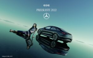 Screenshot der Mercedes pdf Preisliste BR295 EQE-Limousine vom März 2022